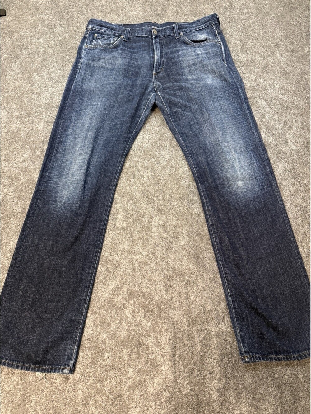 Citizens of Humanity Corth Straight Leg Jeans Men’s 36x31 Dark Wash USA